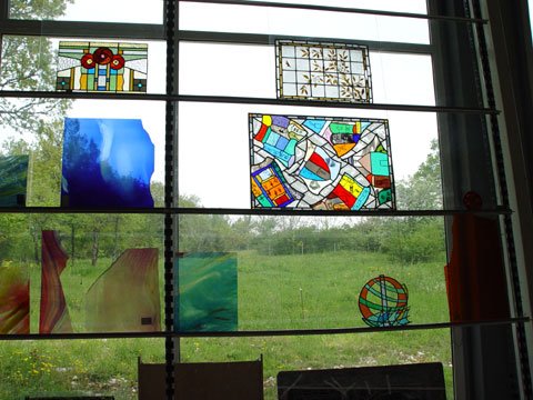 Glass and stained glass