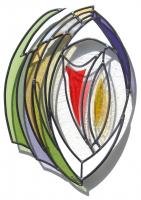 Vitrail de Leo Amery : A DROP OF RED