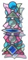 Vitrail de Leo Amery : JEWELLED TOTEM
