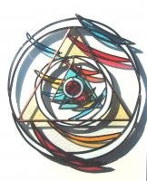 Vitrail de Leo Amery : ROUND TRIP