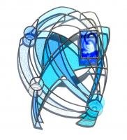 Vitrail de Leo Amery : BLUE PRINT