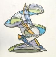 Vitrail de Leo Amery : Wintermist I 