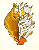 Vitrail de Leo Amery : Danse d'Automne