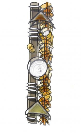 vitrail TOTEM D'AUTOMNE Leo Amery
