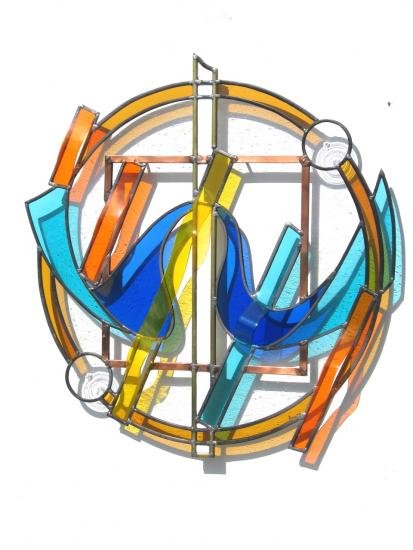 vitrail THE PARTICLE SEPARATOR Leo Amery