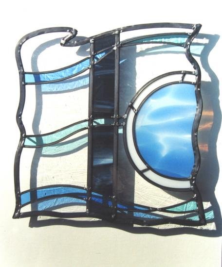 vitrail NIGHT FALL Leo Amery