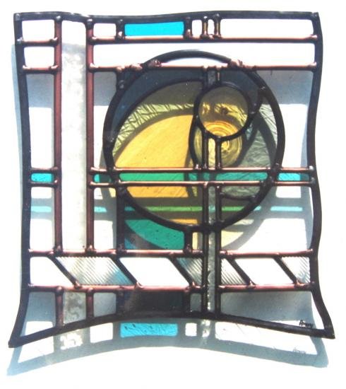 vitrail RE-ENTRY Leo Amery