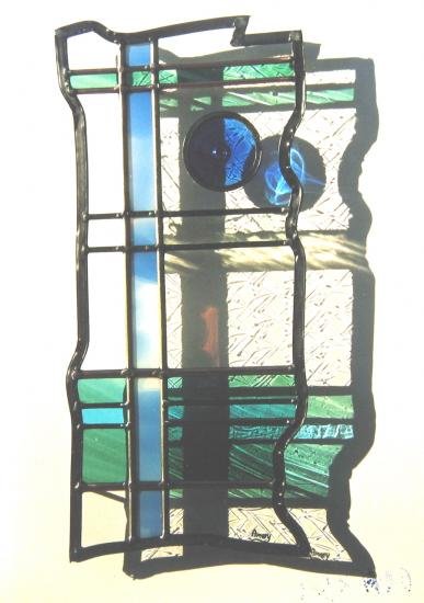 vitrail ONCE IN A BLUE MOON Leo Amery