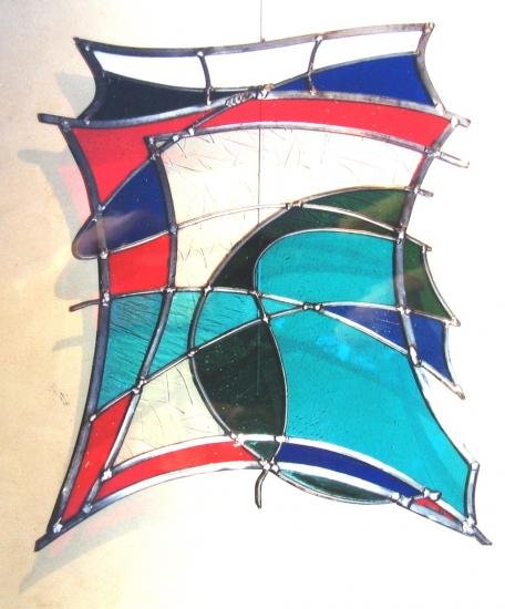 vitrail A TOUCH OF GREEN Leo Amery