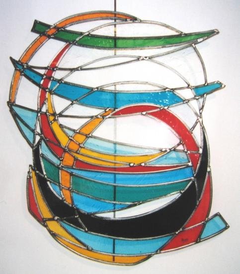 vitrail GYRES FOR MARYSIA Leo Amery