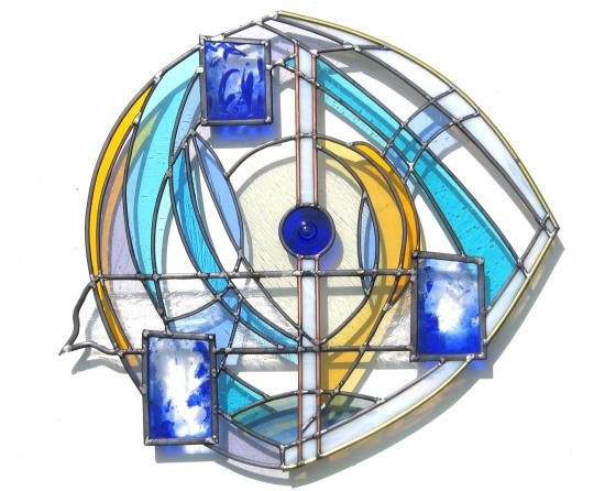 vitrail DEEP AS THE OCEAN Leo Amery