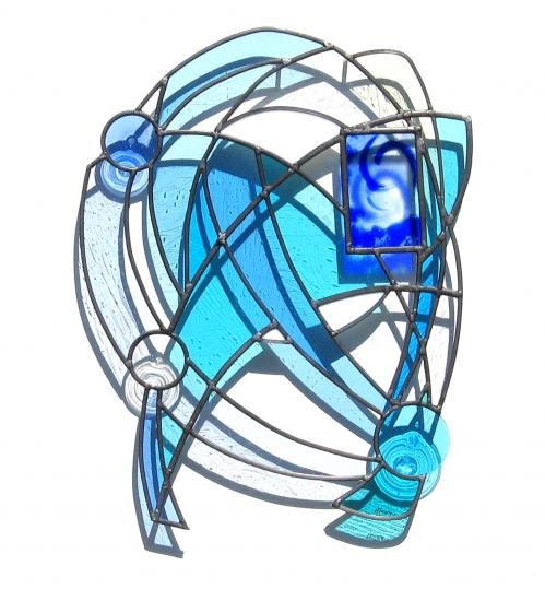 vitrail BLUE PRINT Leo Amery