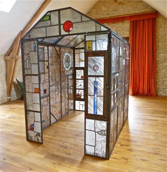 vitrail Maison de détails Leo Amery