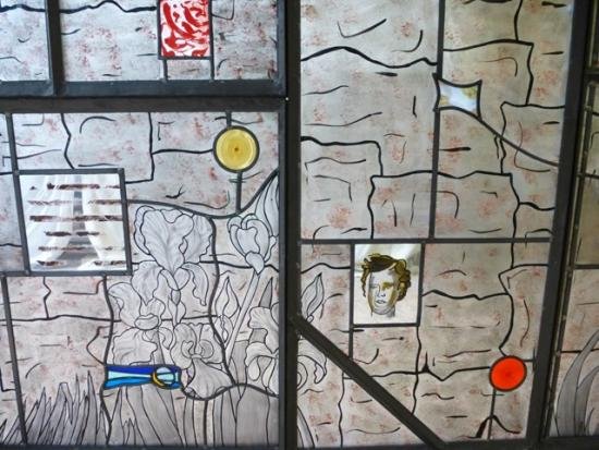 vitrail Maison de détails (détail) Leo Amery