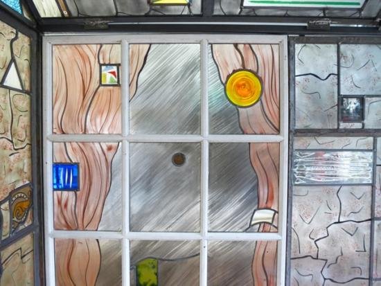 vitrail Maison de détails (détail) Leo Amery