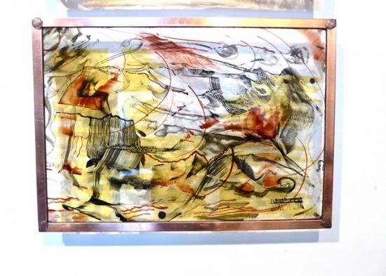 vitrail Paysage 4 Leo Amery