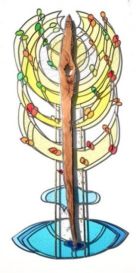 vitrail Arbre de vie Leo Amery