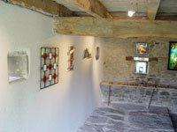 Leo amery vitrail art contemporain contemporary stained glass relief